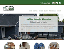 Tablet Screenshot of fairandsquarecontracting.com